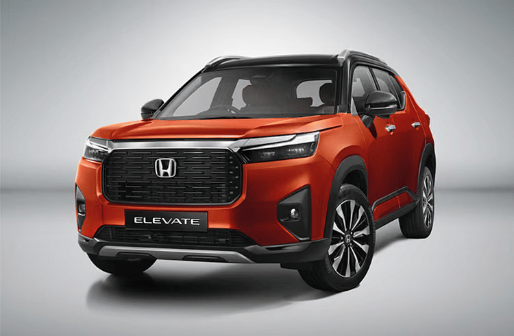 Honda Elevate updated model with bold front grille and revised lighting